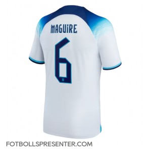 England Harry Maguire #6 Hemma Matchtröja VM 2022 Kortärmad
